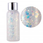 Sclipici gel pentru fata si corp Laura Serna de 35 ml Cod W505A Alb cu Reflexii Sclipici gel pentru fata si corp Laura Serna de 35 ml Cod W505A Alb cu Reflexii